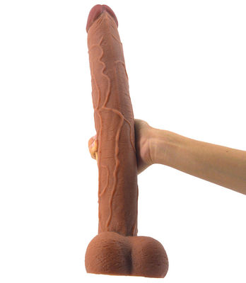 Игрушки секса мастурбации члена сильного реалистического крана 15.5Inch 39CM огромные