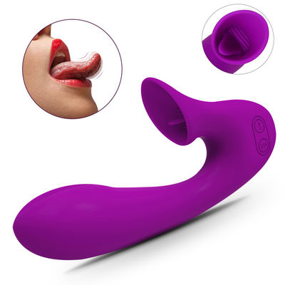 Игрушка медицинских вибромашин секса фаллоимитатора пятна силикона IPX7 g взрослых устная лижа