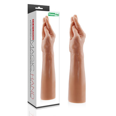 13,5» игрушек секса штепсельной вилки батта кулака пальцев руки волшебной руки Lovetoy реалистических для людей женщин