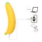7 210*37mm банана вибромашины фаллоимитатора влагалища частот игрушки секса