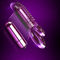 Пурпурная вибромашина пули Strapon вибромашины крана двойного кольца водоустойчивая